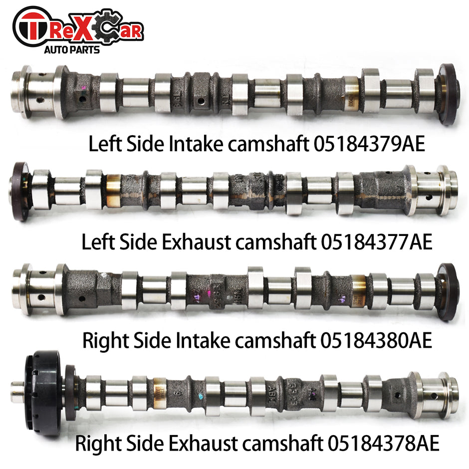 TREXCAR TLZKIT-054 3.6L Pentastar Left and Right Intake Exhaust Camshafts OE Replacement