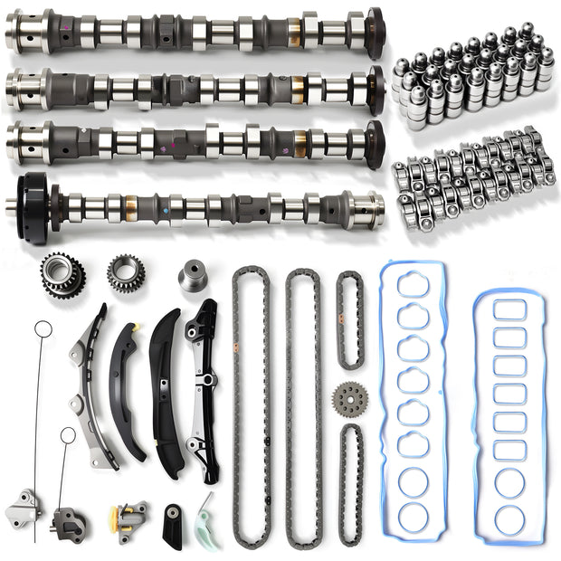 TREXCAR TLZKIT-055 3.6L Pentastar V6 Ultimate Rebuild Kit with Camshafts Timing Chain and Valvetrain Set