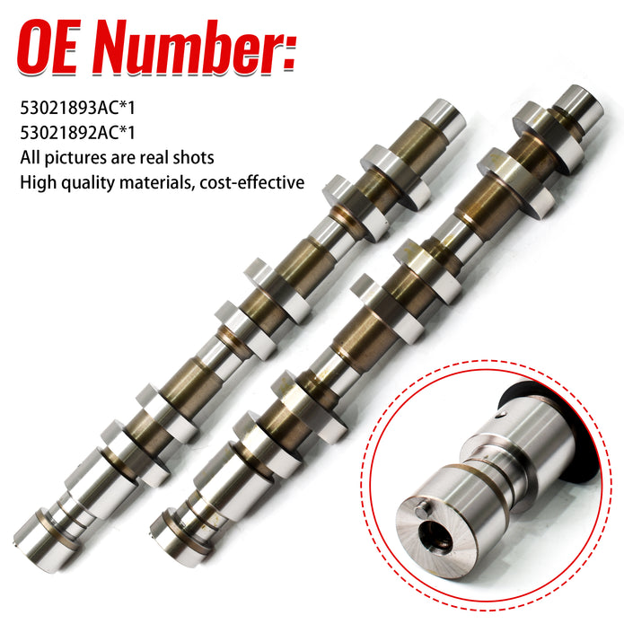 TREXCAR TLZKIT-057 Replacement Left and Right Camshafts for Dodge Jeep 3.7L V6 Engine