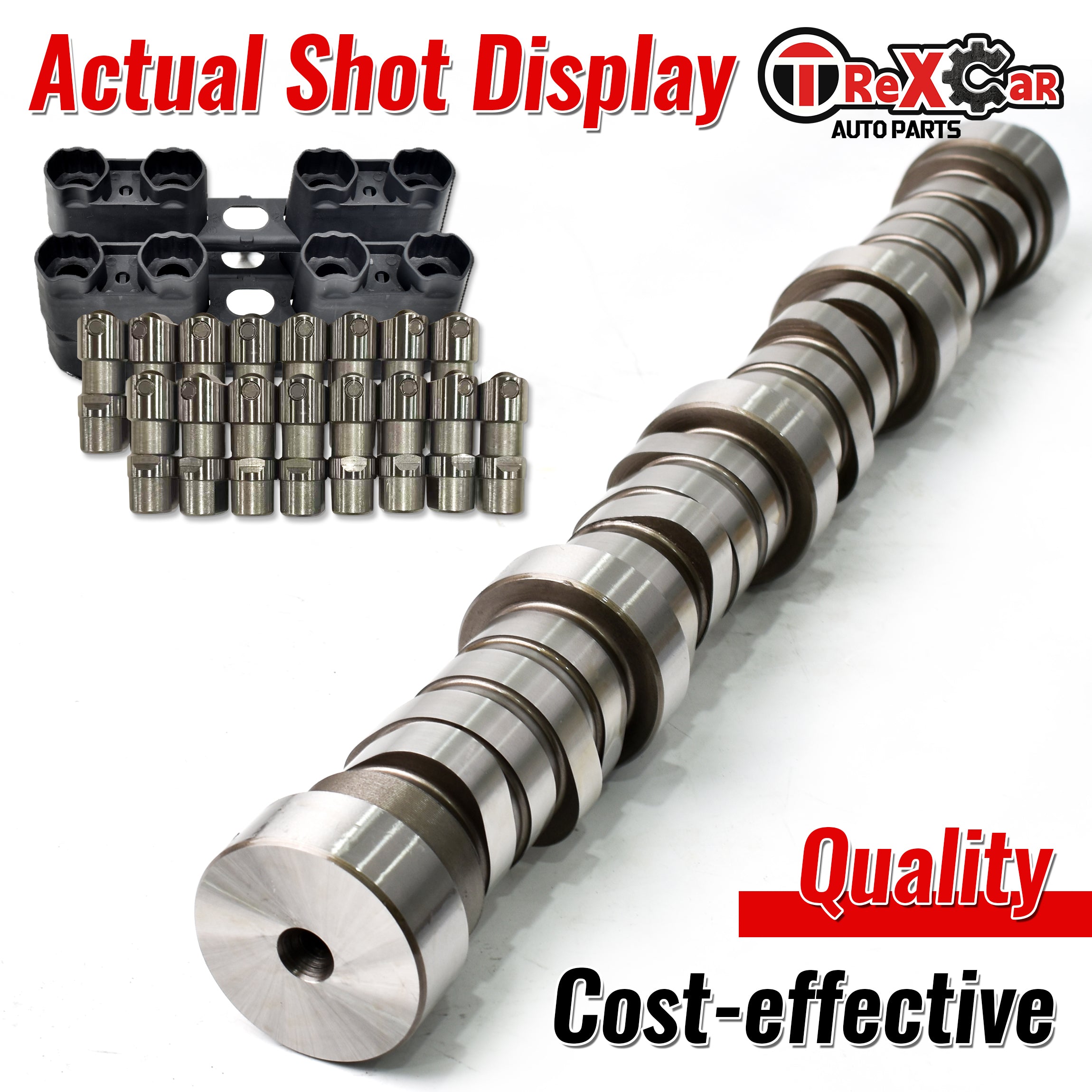 TREXCAR TLZKIT-058 Ford 6.4L Powerstroke Upgraded Camshaft and Hydraulic Roller Lifters with Trays