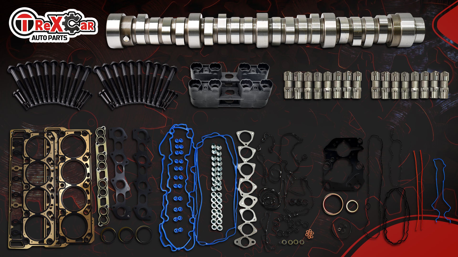 2008-2010 Ford F-250 6.4L Powerstroke Diesel Complete Top-End Rebuild Kit: Cam, Lifters & Head Gaskets 技术细节 2