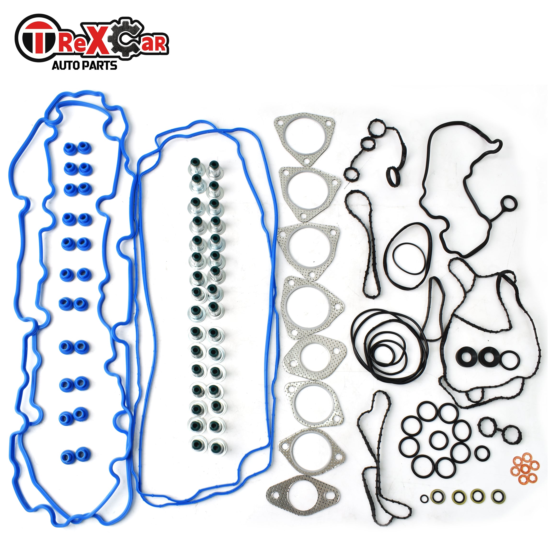 TREXCAR TLZKIT-058 Ford 6.4L Powerstroke Multi-Layer Steel MLS Head Gaskets and Manifold Seals