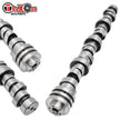 Trexcar TLZKIT-063 6.4L HEMI MDS camshaft shown from three angles
